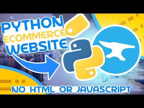 Make A ECommerce Site Using ONLY Python - No HTML Or JavaScript!