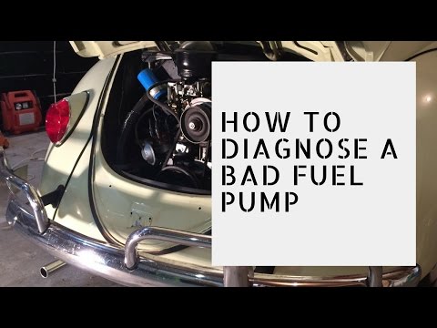 Diagnosing a Faulty VW Fuel Pump
