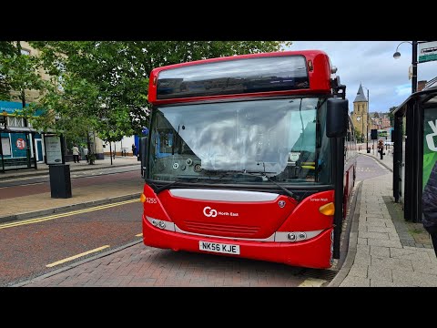 🚍*Bypass Thrash* Go North East 5255 NK56 KJE Scania Omnicity