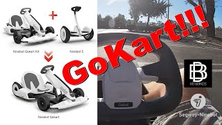 I TEST DRIVE A FRICKIN&#39; NINEBOT GOKART!!!!!!!!!!!!!