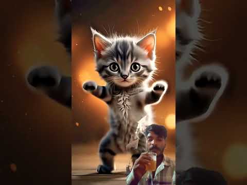 nk Nishu cat dance #aicat #cat #nature #shorts #cartoon