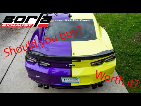Camaro SS Borla S Type review *Should you buy?*