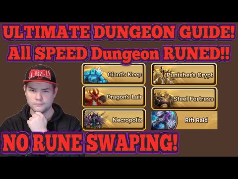 Ultimate Dungeon Guide by Seiishizo! All Speed Dungeons RUNED, NO rune Swapping - Summoners War