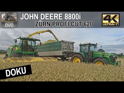 DOKU - JOHN DEERE 8800i - ZÜRN PROFI CUT 620 - Hektarjagd 3 - GPS Ernte - Getreideernte 2025