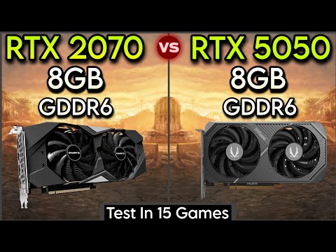 RTX 2070 vs RTX 5050 - Test In 15 Games - Which Is Better ? - 1080p