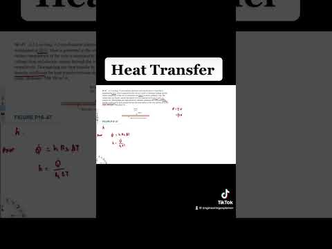 Determine the convection heat transfer coefficient - Heat Transfer