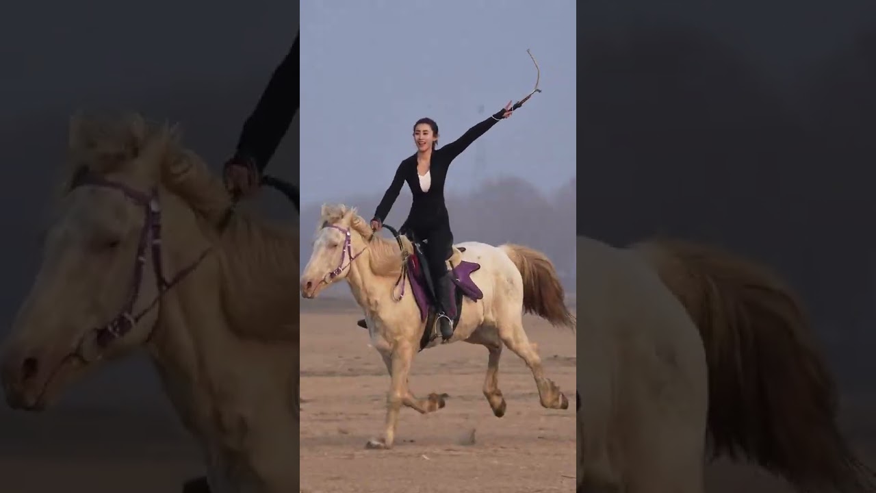 Beautiful girl riding a horse 64 #horse #horseriding #horses #beauty #chinesegirl #hotgirl #pretty