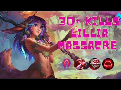 Lillia Jungle and Carry Gameplay - Lillia Build and Play Guide Pre Season
