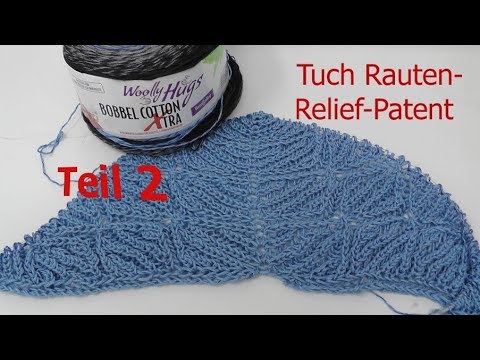 Cloth diamond relief patent with 1 BOBBEL-COTTON by Woolly Hugs - Part 2