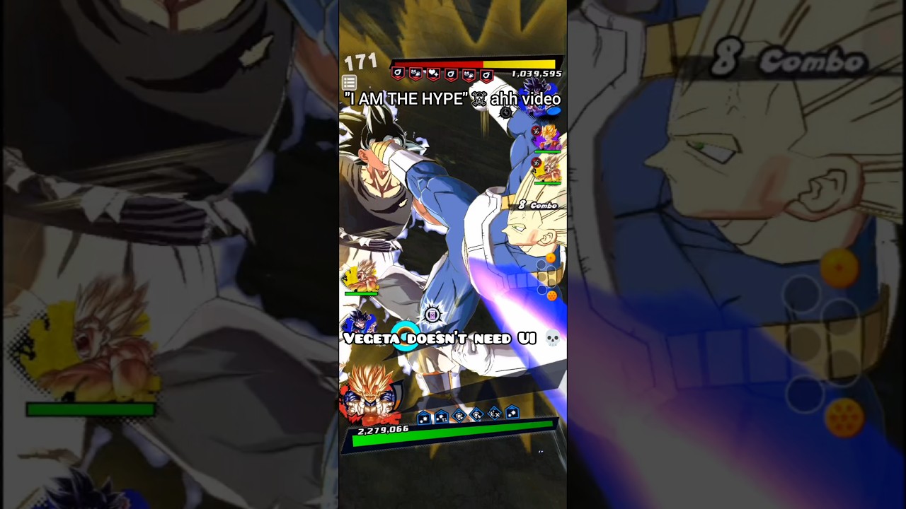 SUPER VEGETA COOKS TMUI GOKU! #dragonballlegends #dblpvp  #dblegends #dbl #pvp #shorts