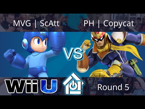 Gwinett Brawl 4/8/17  - MVG | ScAtt (Megaman) vs PH | Copycat (Falcon) - Smash 4 Round 5