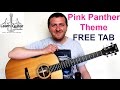 Pink Panther Theme - Guitar Lesson - FREE TAB - Drue James