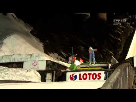 Kamil Stoch - 130 m - Zakopane 2015 - II seria, k. drużynowy!