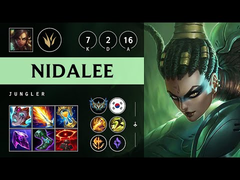 Nidalee Jungle vs Ekko - KR Challenger Patch 25.10