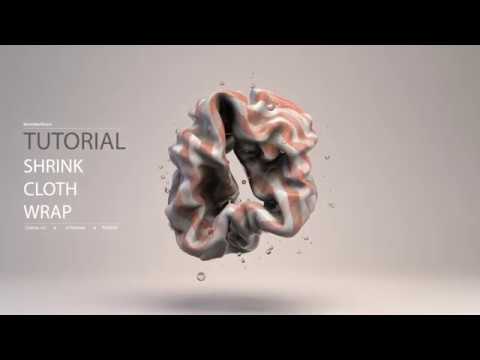 Shrink Cloth Wrap X-Particles Tutorial 2020