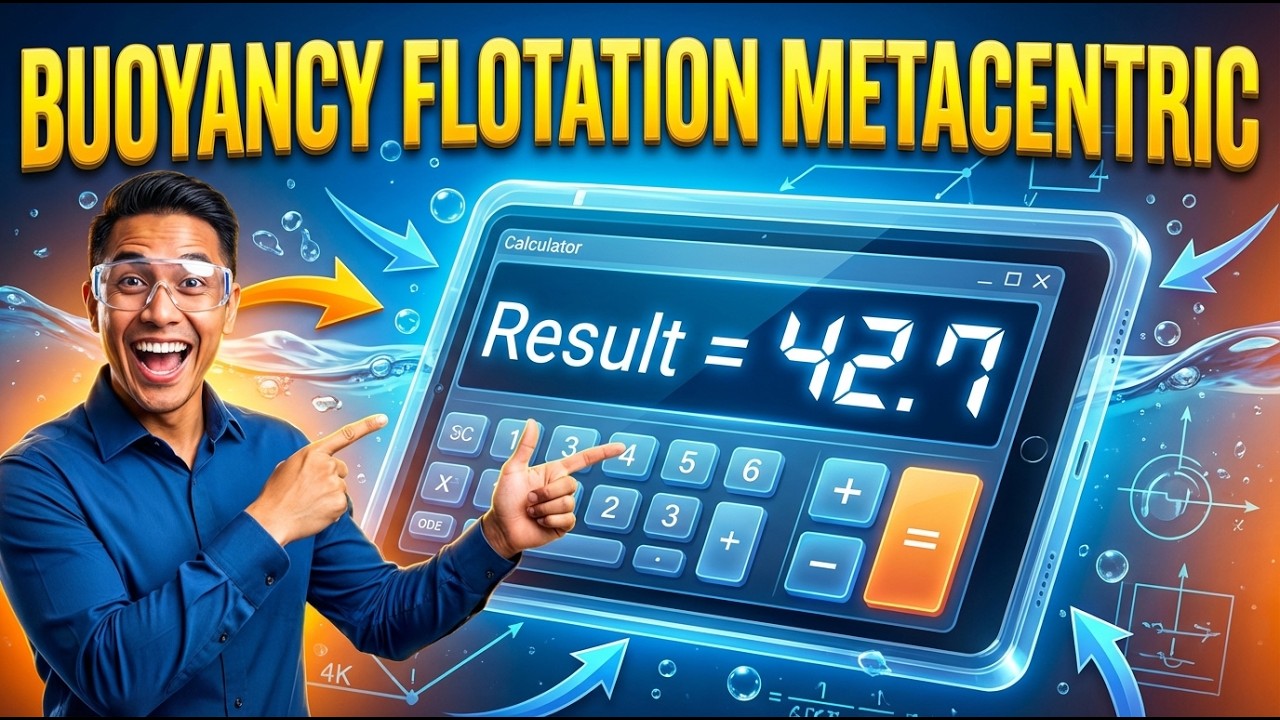 Buoyancy Flotation Metacentric Interactive Calculator