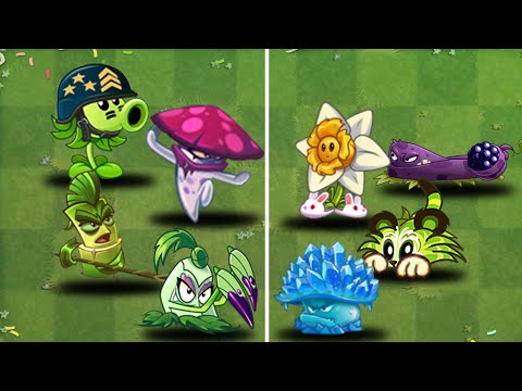 02 Best Team Plant Strongest - Who will win? - PvZ 2 Team 04 Plant