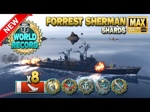Forrest Sherman new serious damage record - World of Warships