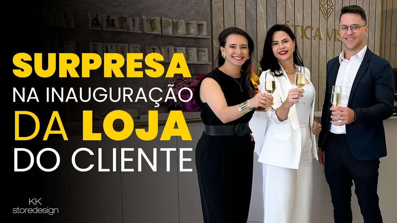 Tour pela loja do cliente no dia da inauguração! - Kaká Ribeiro | KK STORE DESIGN