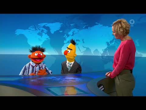 Ernie und Bert in den Tagesthemen (2023)
