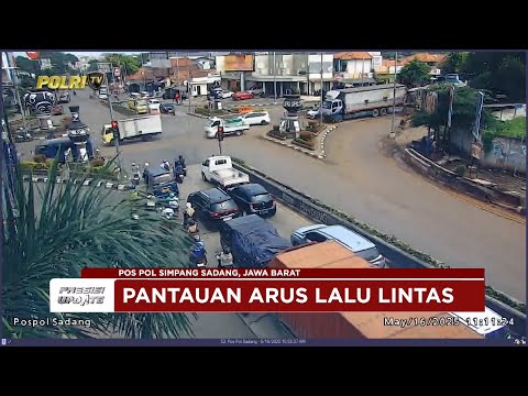 PRESISI UPDATE: NTMC POLRI - PANTAUAN ARUS LINTAS SIANG 16/05/25 (13.30)