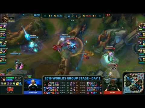 H2K vs ITZ highlights | League of Legends World Championship 2016 | Group B