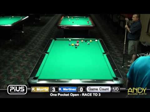 R. Morris vs R. Martinez - #13 - 2015 One Pocket Open
