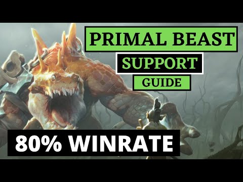 80% WINRATE - Primal Beast Support Guide - How To Play Primal Beast Support