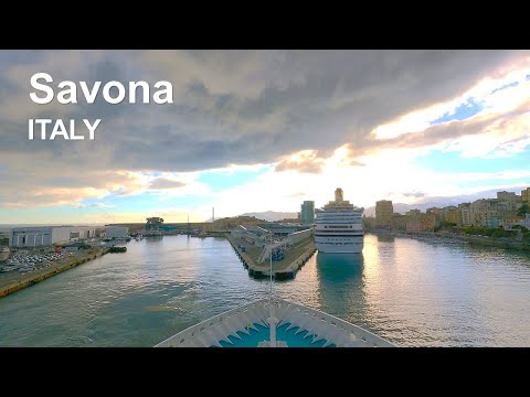 Savona Italy departure from port | ship manoeuvre | seafarers | Maritime transport
