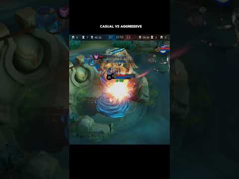 Aldous Casual vs Aggressive play #aldous #mlbb