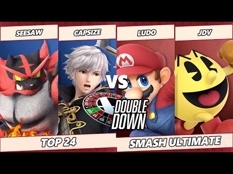Double Down 2022 Top 24 - Seesaw & Capsize Vs. Ludo & JDV - SSBU Smash Ultimate Tournament