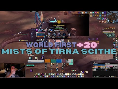 +20 Mists of Tirna Scithe || WORLD FIRST || Zaelia Disc Priest POV || Mythic+