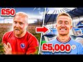 £50 VS £5,000 FOOTBALL MATCH EXPERIENCE!