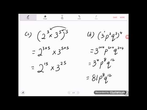 Bab 1 Matematik tingkatan 3 (2019): 
1.2B Hukum Indeks- Pembahagian dan Dikuasakan