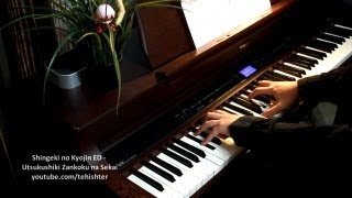 Download lagu Shingeki no Kyojin ED - Utsukushiki Zankoku na Sekai (Piano) mp3