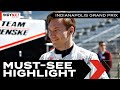Dennis Hauger Gives Andretti Global Weekend SWEEP At Indy INDY NXT By Firestone