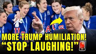 🚨Trump HUMILIATED As USA Hockey Team Just LAUGHED AT HIM