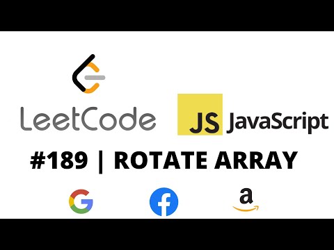189 Rotate Array Leetcode Javascript