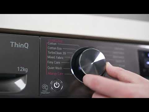 Thumbnail for Product Review: LG 12kg Series 9 Front Load Washing Machine Black WV9-1412B