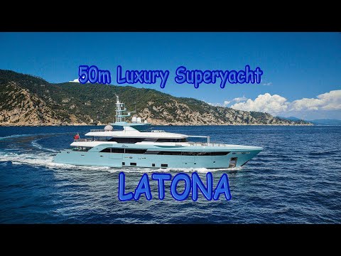 Luxury Superyacht   CRN 50m Latona (Short video)