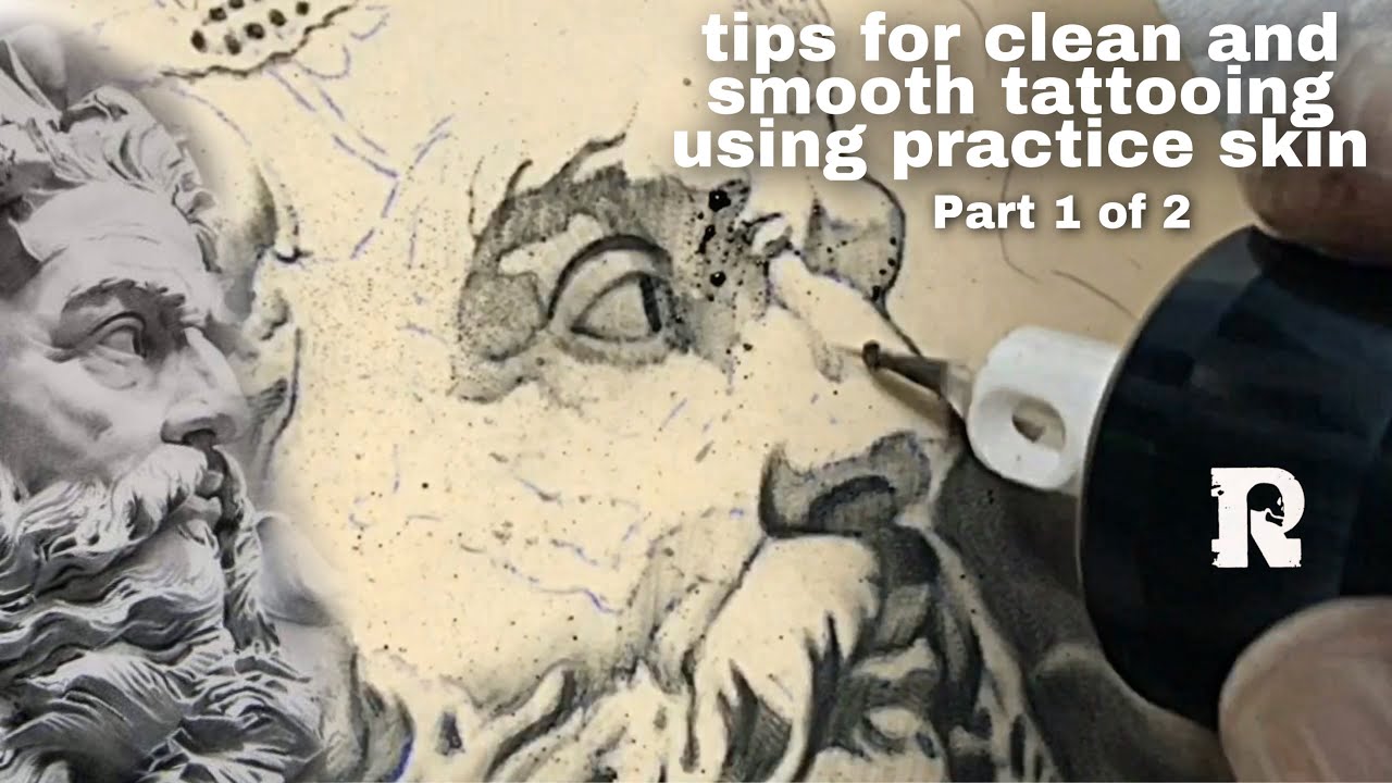 Tattoo Practice Skin Tutorial in real time