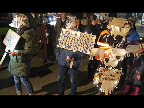 Demonstratie tegen de wolf in Zuidwolde
