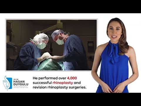 Operator Doctor Hasan Duygulu has 12 years experience in nose-job surgery.