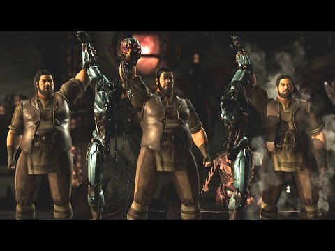 Mortal Kombat XL - Bo' Rai Cho/Triborg Mesh Swap Intro, X Ray, Victory Pose, Fatalities, Brutalities Video