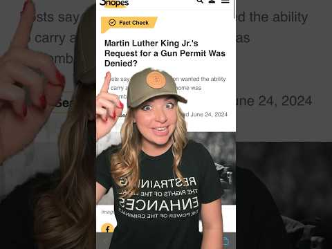 Fact Check: Martin Luther King Jr. Denied Gun Permit…#shortsvideo #2ndamendment #shortsfeed #shorts Thumbnail