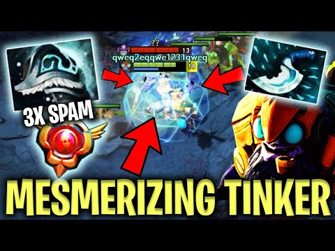 The Mesmerizing Tinker Is Here - Insanely Fast Hands [Epic Shiva's Guard Tinker Plays] Dota 2