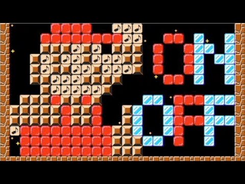 Super Mario Maker 2 - ON OFF Switch land by OZAX/おすさ - No Commentary