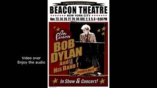 Bob Dylan Pay In Blood Beacon Theatre New York 3 December 2019
