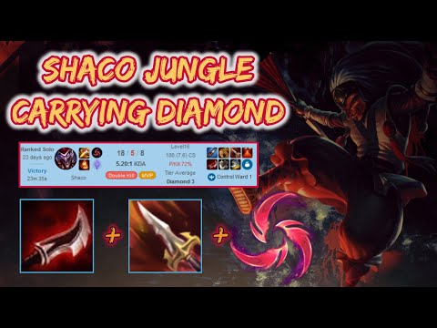 Shaco Jungle carrying Diamond [League of Legends] Full Gameplay - Infernal Shaco