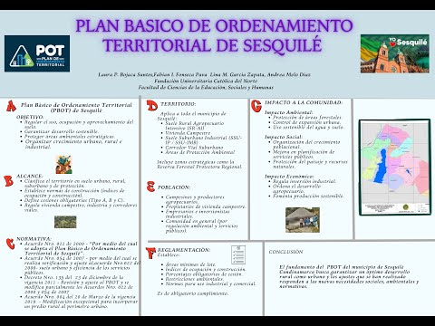 Conozcamos el PBOT de Sesquilé Cundinamarca.